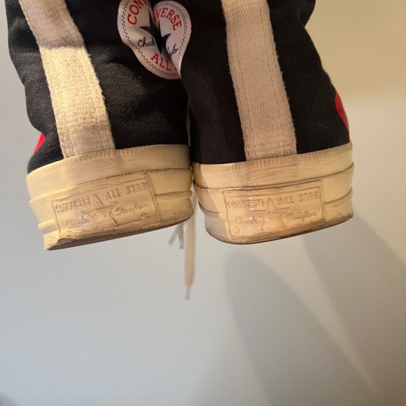Converse x Comme des Garçons PLAY Chuck 70 women’s 9 / Mens 7 - Picture 8 of 8